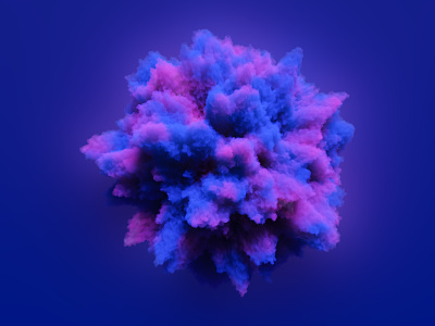 Experimenting with volume 3d abstract blender blender3d cloud colorful explosion paint volume