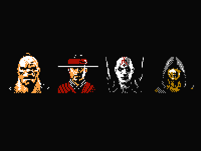 Mortal Kombat X on NES dvorah goro kung lao mk x mortal kombat nes nintendo pixel quan chi