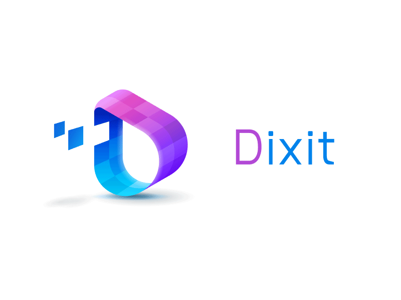 Dixit Data Logo process animation animation data dixit logo process