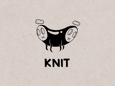 KNIT. Logo concept.