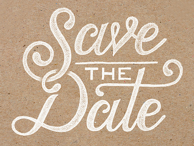 Save the Date custom type hand lettering invitation invite lettering save the date script swash swirl typograhy wedding