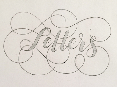 Letters calligraphy font handlettering handmade type lettering letters script sketch swash swirl type typography