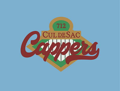 Cul De Sac Cappers branding design illustrator logo