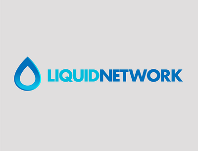 Liquid Network Logo Proposal branding design illustrator logo vector
