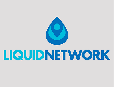 Liquid Network Logo Proposal branding design illustrator logo vector