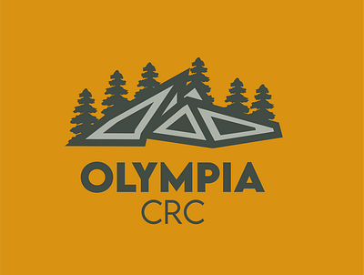 Olympia CRC Logo branding design illustrator logo vector