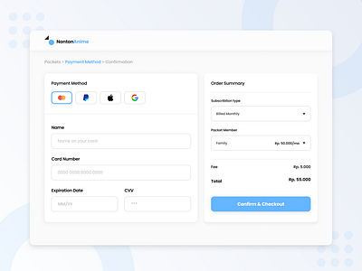 Payment Checkout - DailyUI #002