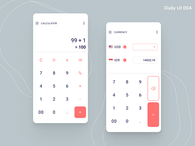 Calculator App - DailyUI #004