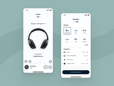 Settings Headphone App