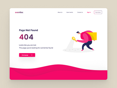 Page Not Found - 404 Page 404 page daily 100 challenge dailyui dailyuichallenge design ios app design minimal page not found ui ux web website