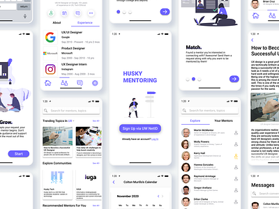 UX Case Study | Husky Mentoring