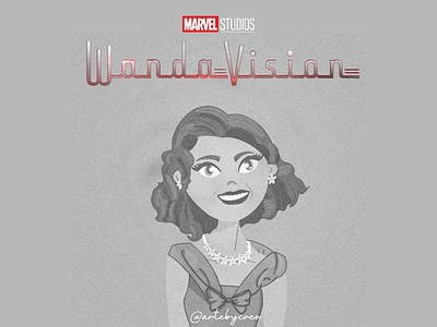 Wanda characterillustration marvel procreate wanda