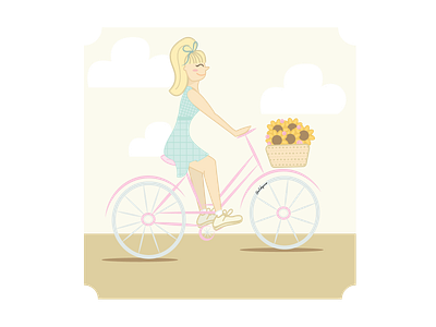 Biker adobe illustrator