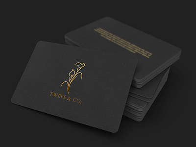 Twins & Co. | Card Design artworks branding custom design designing graphic graphic designing illustration logo marketing