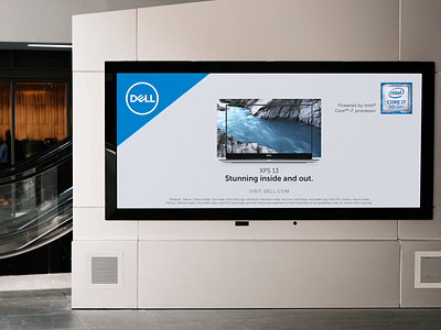 DELL | Billboard artworks branding custom dell design digital illustration marketing