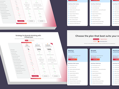 Influence Marketing Pricing Plans Exploration