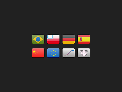 Flags clean flag flags icon rgrundig