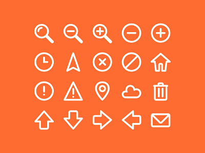WIP: Icon set grundig icon icons orange rgrundig