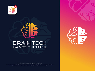 BRAIN TECH | MODERN LOGO