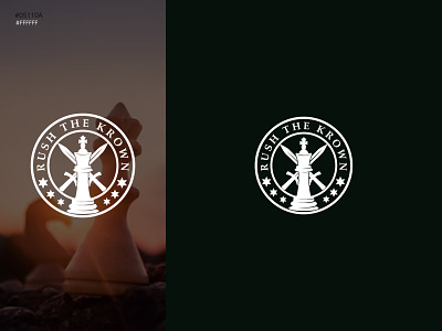 Chess Logo | Badge Logo | Rush The Krown