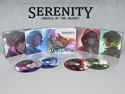 Serenity Mockup concept illustrator mockup pc game photoshop rpg serenity