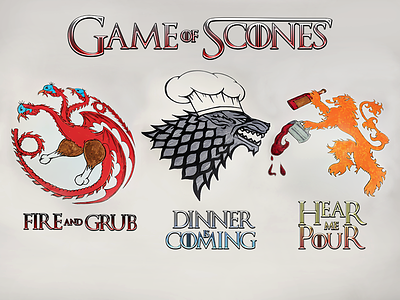 Game of Scones game of thrones lannister stark targaryen thanksgiving