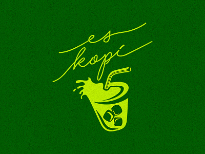 Es Kopi 5 logo app branding design graphic design illustration logo typography ux vector web
