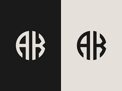 AK Logo / AK Monogram a ak ak logo ak monogram branding creative design designer icon identity k letter logo logo logo design logo designer logotype mark monogram symbol