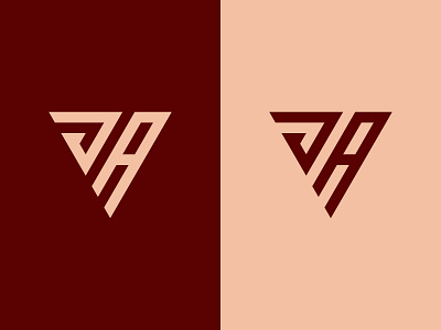 JA Logo branding design graphic design icon identity illustration ja ja logo ja monogram logo logo design logo designer logotype minimal modern monogram monogram logo simple triangle logo typography