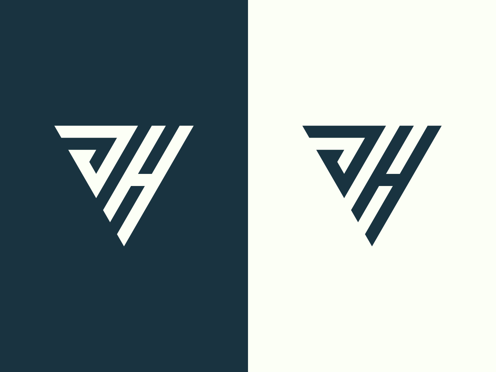 JH logo letter design on luxury background. HJ logo monogram initials  letter concept. JH icon logo design. HJ elegant and Professional letter  icon design on black background. J H HJ JH Stock