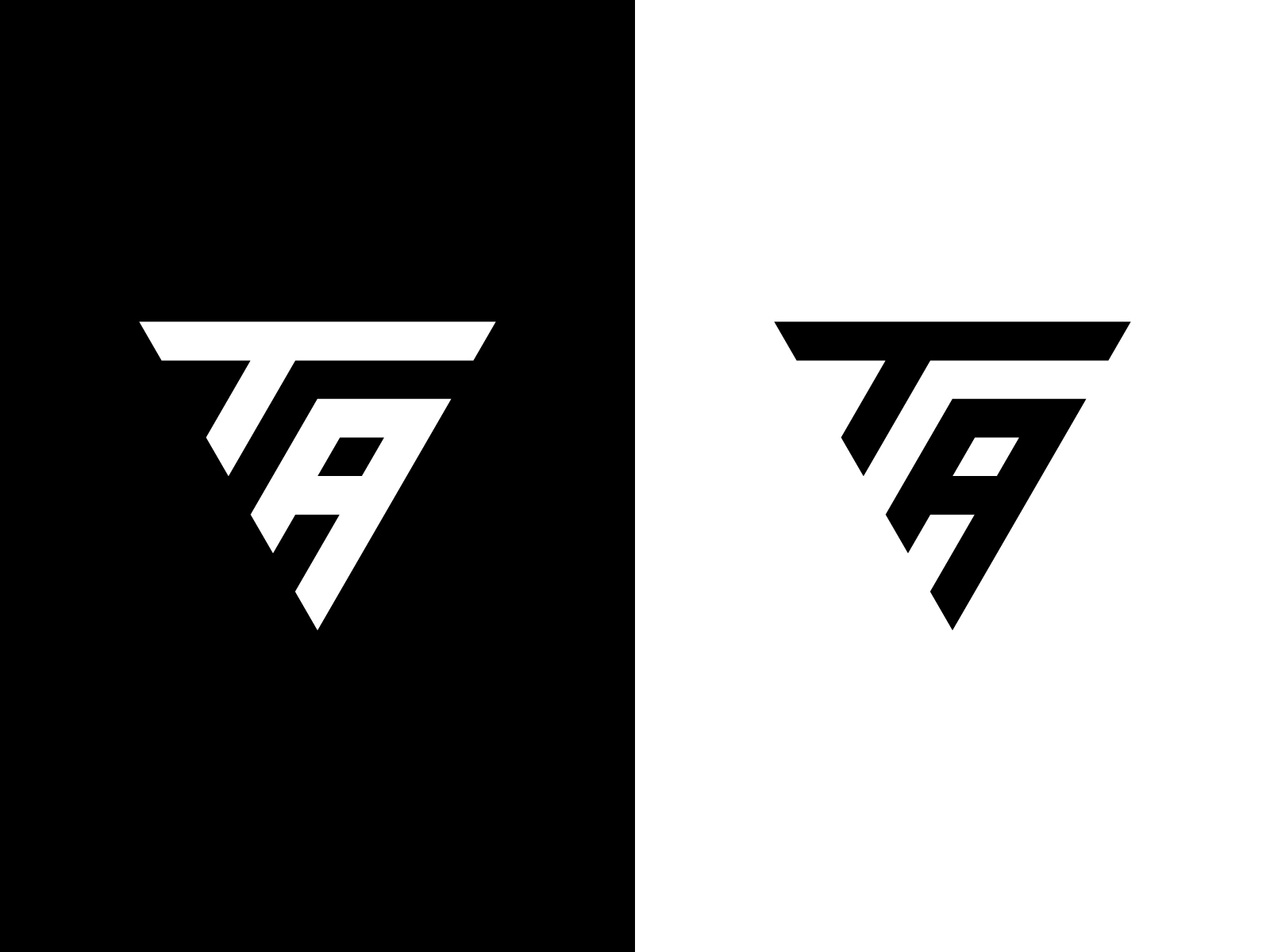 TA or AT Logo by Creative Designer on Dribbble