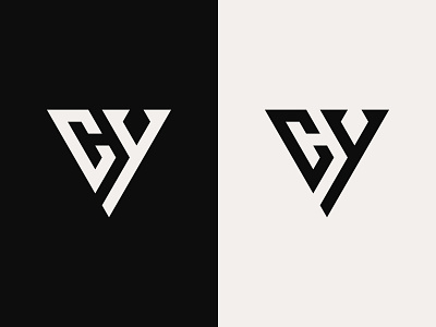 CY Logo branding cy cy logo cy monogram design icon identity illustration logo logo design logo designer logos logotype minimal modern simple tri angle yc yc logo yc monogram