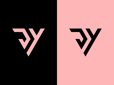 JY Logo branding design icon illustration jy jy logo jy monogram lettermark logo logo design logo designer logos logotype minimal modern tri angle vector yj yj logo yj monogram