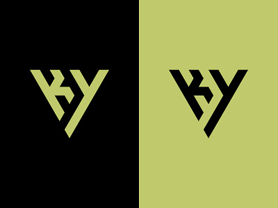 KY Logo branding design fitness icon identity illustration ky ky logo ky monogram logo logo design logo designer logos logotype modern simple tri angle yk yk logo yk monogram