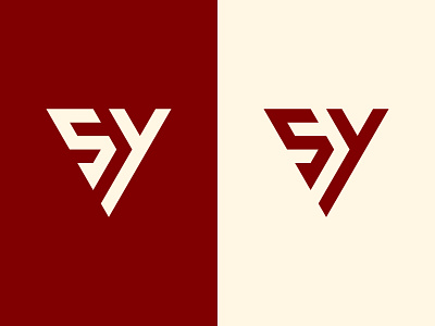 SY Logo branding clean design grid logo icon identity illustration letter logo logo design logo designer logotype modern simple sy sy logo sy monogram logo tri angle ys ys logo