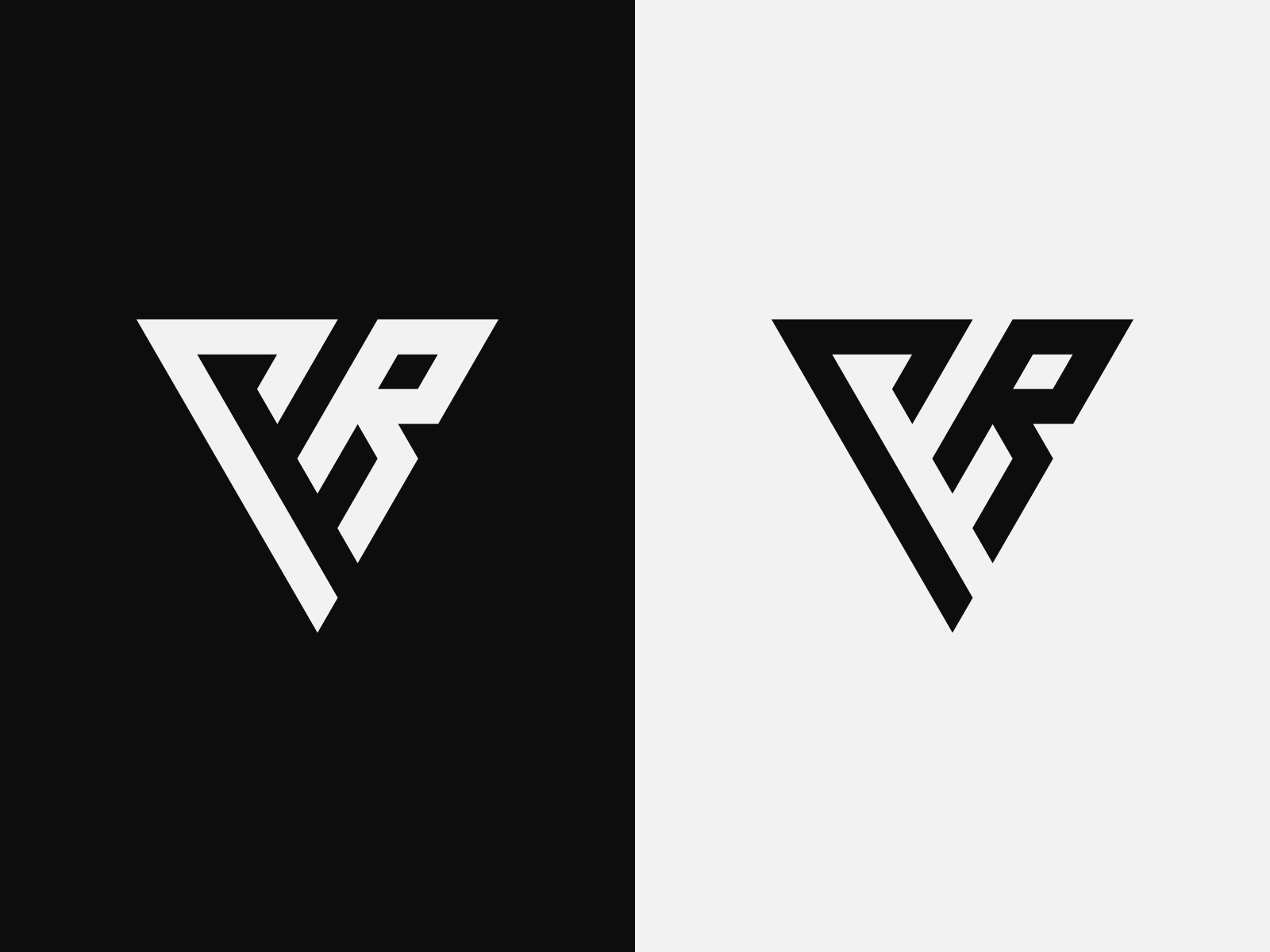 PR Monogram logo Design V6 By Vectorseller | TheHungryJPEG