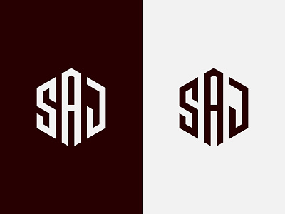 SAJ Logo branding clean creative design grid logo hexagon monogram icon identity illustration logo logo design logo designer logoawesome logos logotype minimal saj saj logo saj monogram vector