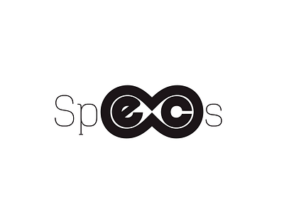 Specs art branding design flat icon logo minimal vector