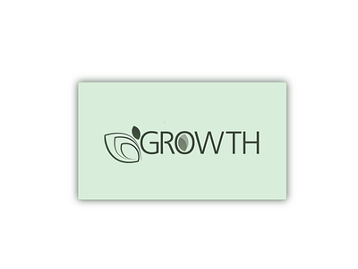 GROWTH art branding businesscard design flat icon illustration illustrator logo minimal vector