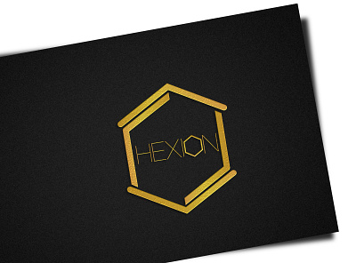 Hexion branding branding design design flat graphic design illustrator logo minimal mockup photoshop
