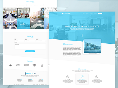 Agency Landing Page agency company landing landing page portfolio website