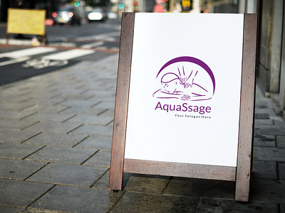 AquaSsage Logo Design creative and unique log design creative design creative logo design design graphicdesign logo unique logo design