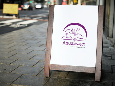 AquaSsage Logo Design