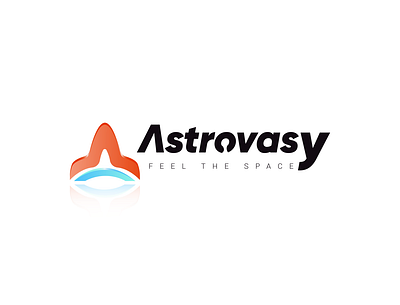Astrovasy | Logo Design Concept astronomy branding design flat graphic design illustration logo magazine logo minimal space typography vector