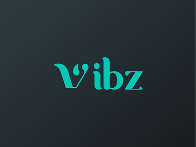 Vibz - A Social Blogging Platform Logo Concept branding design flat icon logo logoideas logoinspiration minimal type typography