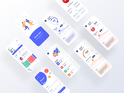 Health Monitoring App UI