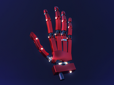Robot arm | Dark 3d 3d art 3d artist 3d render blender blender 3d design illustration