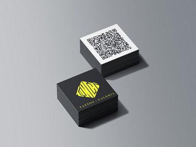 Square design business cards / Designed for Tonchi Ostojic 3d branding graphic design logo