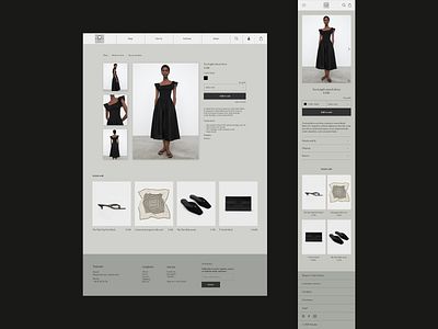 TOTEME fashion brand layouts design ecommerce fashion fashionwebsite onlineshop onlinestore responsive shop ui user interface ux web webdesign website