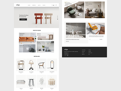 Edge furniture store layouts